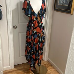 Free People V-neck wrap dress